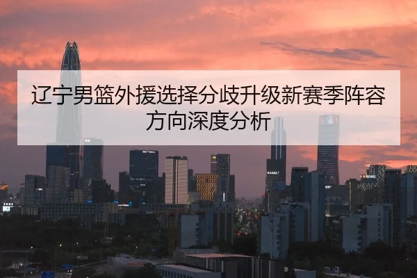 辽宁男篮外援选择分歧升级新赛季阵容方向深度分析